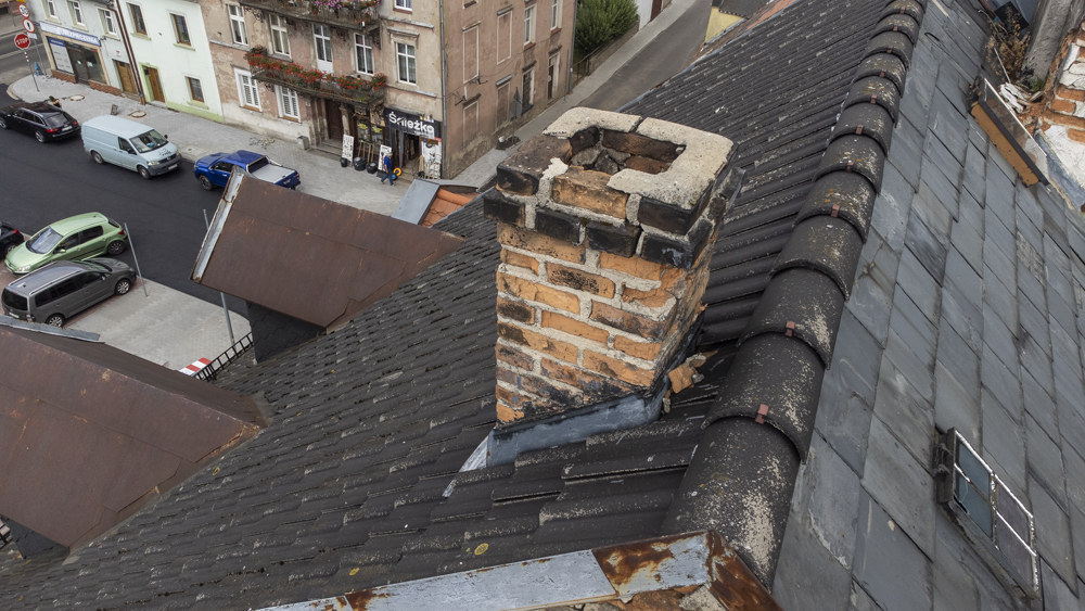 Inspekcja komina dronem Świerzawa