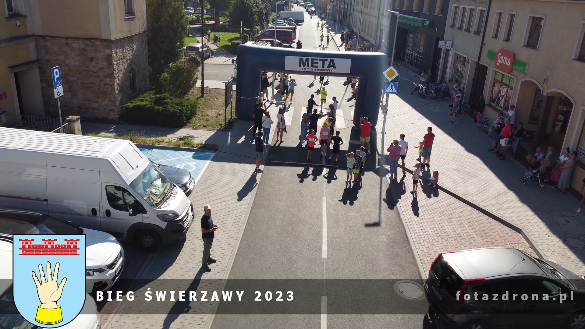 filmowanie event&oacute;w dronem - Bieg Świerzawski 2023 film
